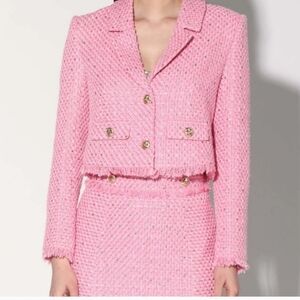 Walter Baker Pink Tweed Blazer NWT